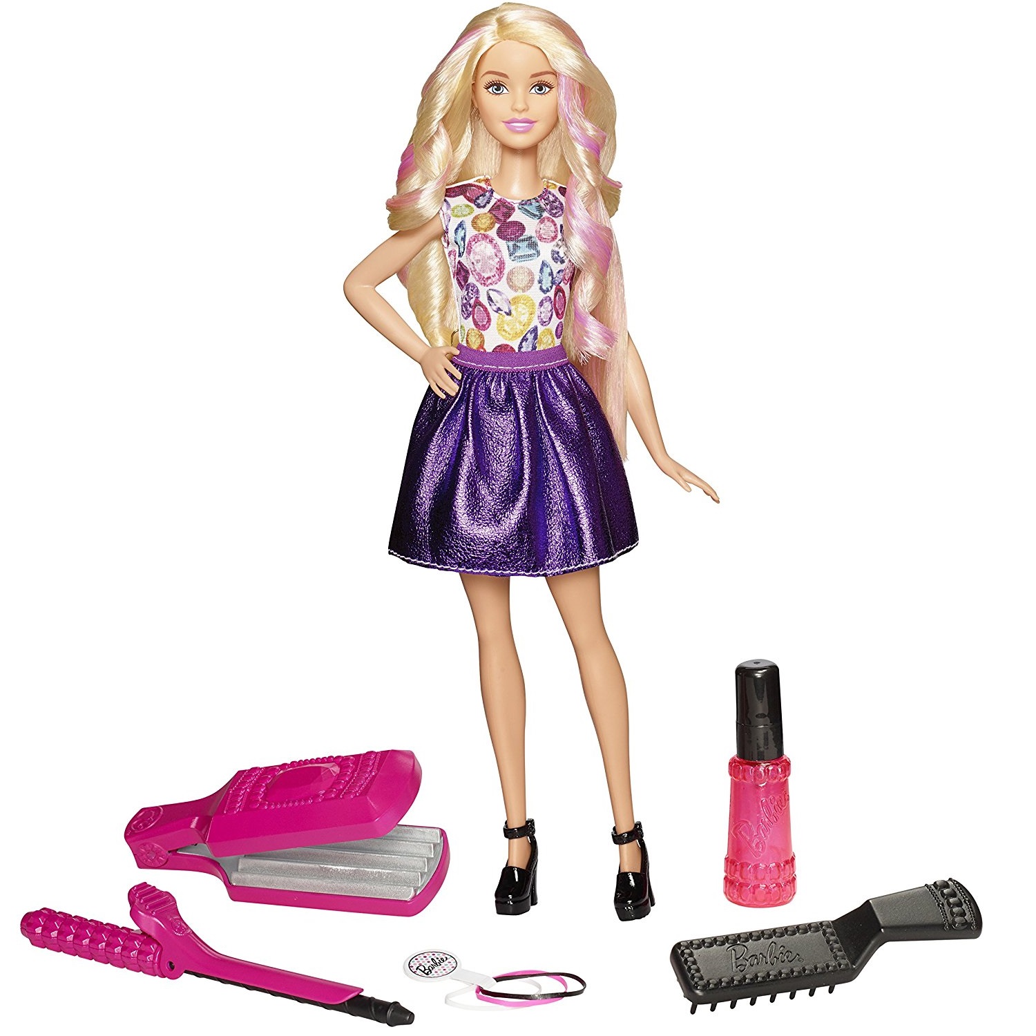 Набор Barbie цветные Локоны, 29 см, dwk49