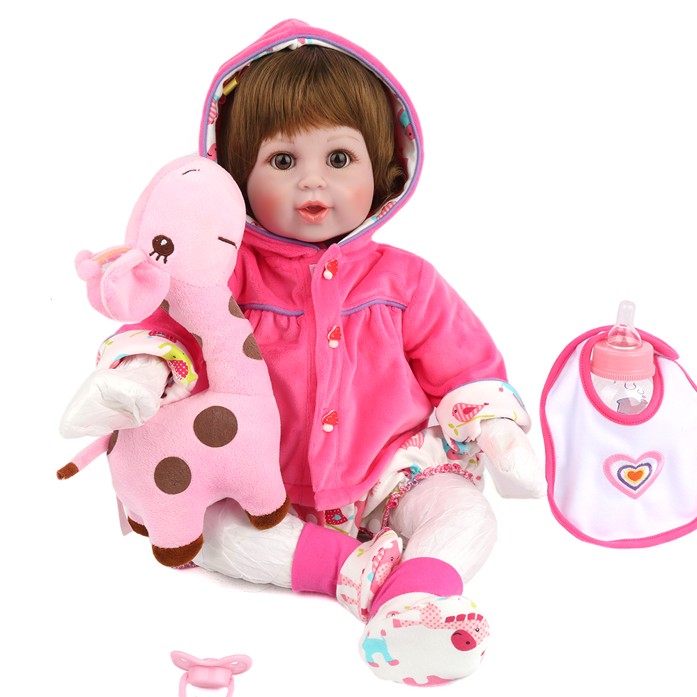 Кукла Реборн мягконабивная (Reborn Cloth Body Doll 22 inch) Девочка в