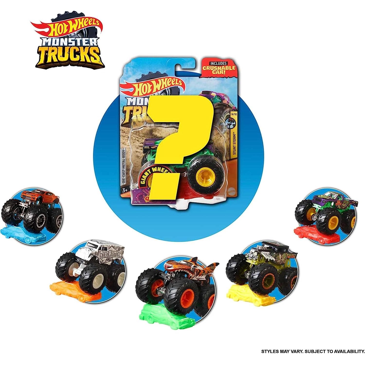 Игрушка машинка Хот Вилс - Монстр-траки (в ассортименте) (Hot Wheels ...
