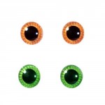 Глаза для Пуллип - абрикосовые и зеленые