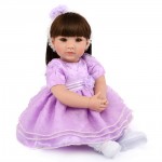 Девочка в фиолетовом платье (51 см)