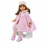 Кукла Пепа (57 см) - в розовом пальто
