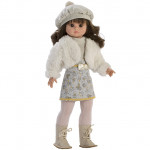Кукла Фани в овечьей шубе и берете, виниловая (40 см)