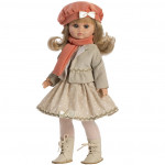 Кукла Фани в берете с бантиком, виниловая (40 см)
