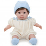 Кукла Нонис в голубой шапке, мягконабивная (38 см)