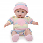 Кукла Нонис в цветном наряде, мягконабивная (38 см)