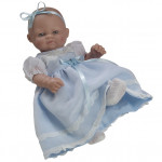 Пупс новорожденный, голубое платье (27 см)