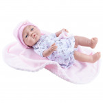 Кукла Бэби с розовым одеяльцем, девочка (45 см)