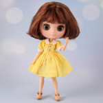Мидди Блайз - Желтое короткое платье