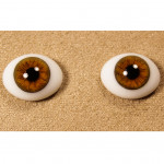 Глаза карие E1 (стекло, 12 мм)