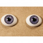 Глаза голубые E3 (стекло, 12 мм)