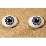 Глаза голубые E4 (стекло, 12 мм)