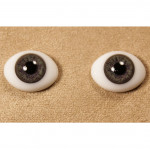 Глаза серые E5 (стекло, 12 мм)