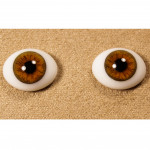 Глаза карие E1 (стекло, 14 мм)