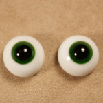 Глаза зеленые 10 (стекло, 12 мм)