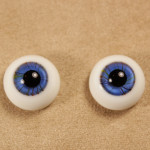 Глаза голубые 13 (стекло, 12 мм)
