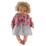 Кукла Изабелла в темно-розовом, плачущая (42 см)