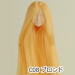 Голова для тела, волосы блонд (27 см)