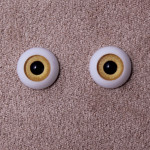 Глаза желтые (8 мм)