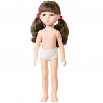 Кукла Кэрол без одежды (два хвостика, челка)